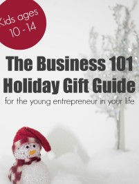 Gifts to get your budding entrepreneur // The Business 101 Holiday Gift Guide from http://smartkids101.com