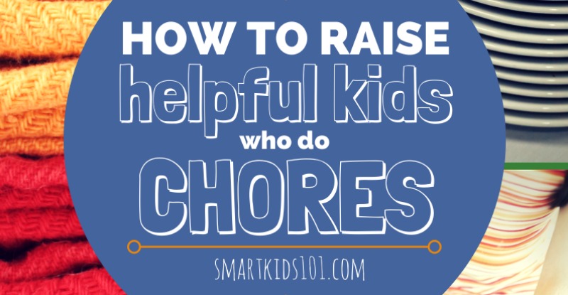 How to Raise Helpful Kids who Do Chores from https://smartkids101.com #chores #kids #jobs #allowance