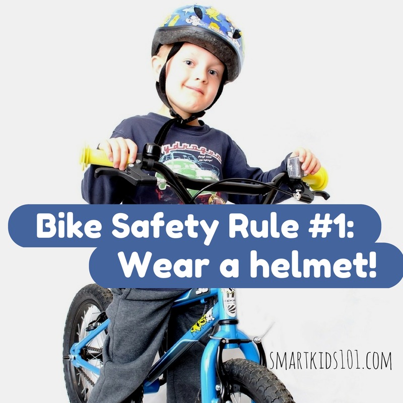 Rule 1: Wear a Helmet! Bike Safety tips at the link