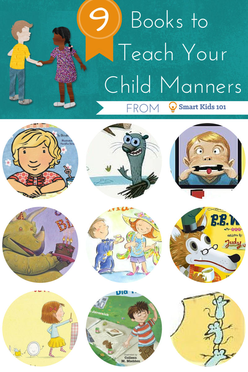 9 Books To Teach Your Child Manners Smart Kids 101