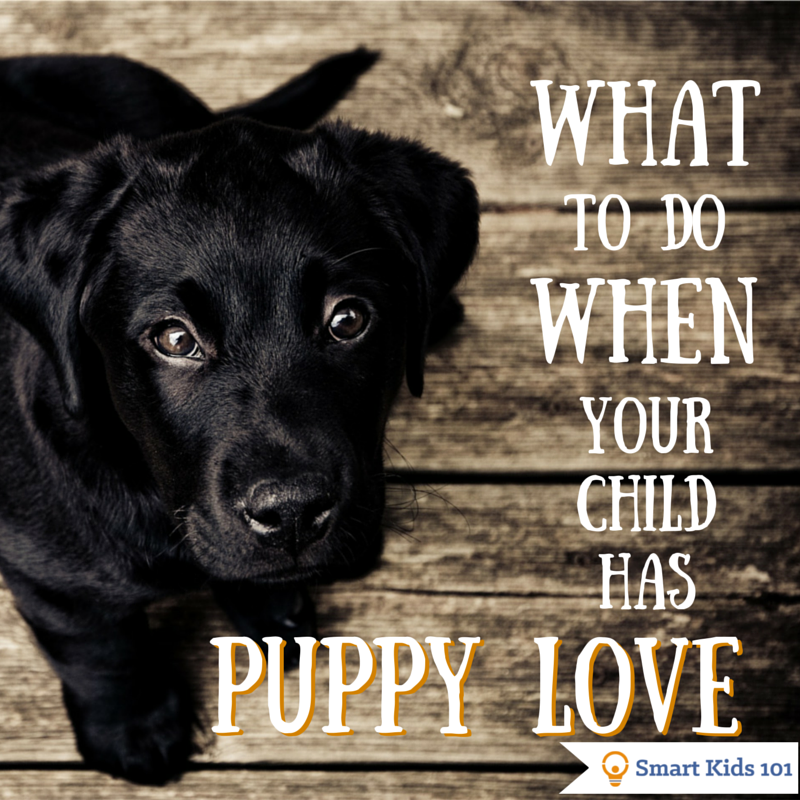 What to do when your child has puppy love... first crushes can be tough on a parent! Here's some tips.