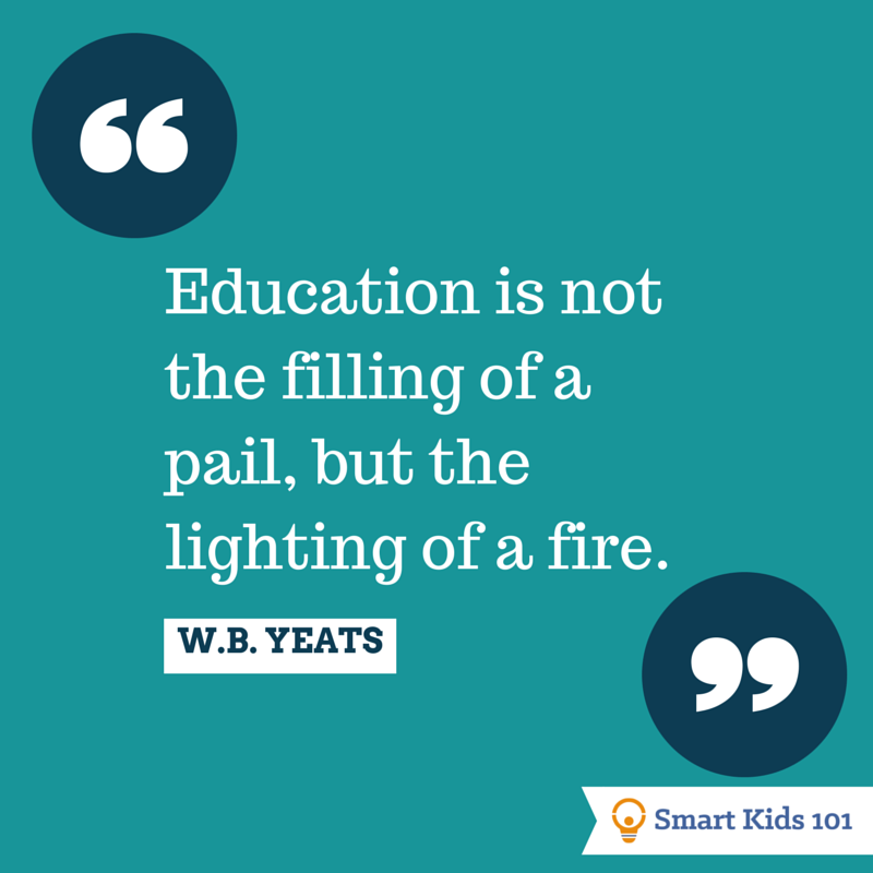 Education lights a fire back to school quote