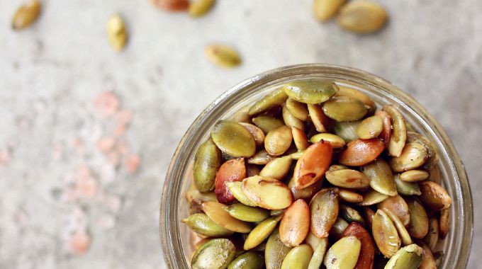 Roasted Pumpkin Seeds from The Clean Dish are one of the yummiest fall activities around. Click to see more #fall #fun ideas!